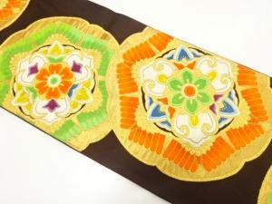 アンティーク　華紋織り出し袋帯（材料）